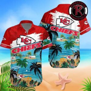 Kansas City Chiefs NFL Summer Beach Aloha Hawaiian Shirt