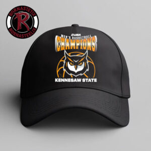 Kennesaw State Owls Champions C-USA Men?s Basketball Tournament 2026 Mascot Hat Cap
