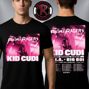 Kid Cudi The Rebel Ragers Tour 2026 New Poster Schedule Tour Dates Unisex T-Shirt Two Sided