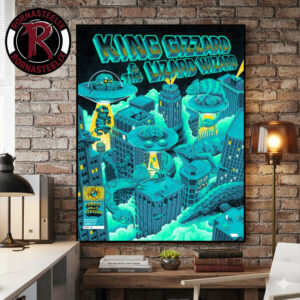 King Gizzard And The Lizard Wizard Venue Show At Forest Hills Stadium On August 20 21 2026 Portland OR Poster Canvas Decor