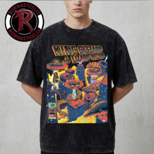 King Gizzard And The Lizard Wizard Venue Show At Forest Hills Stadium On August 20 21 2026 Portland OR Print By Seizure Washed T Shirt