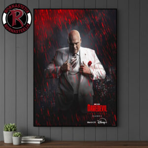Kingpin Returns On Daredevil Born Again Season 2 On March 24 2026 Poster Canvas Decor