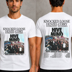 Knocked Loose North American Tour Fall 2026 Schedule Tour Dates Unisex T Shirt Two Sided