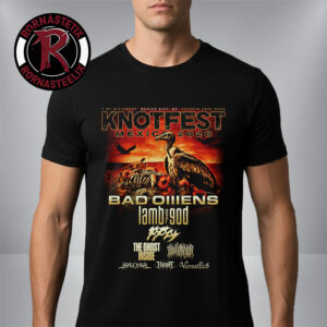 Knotfest Mexico 2026 Line Up Poster At Estadio Fray Nano Mexico City On December 5 2026 Unisex T-Shirt