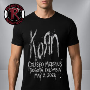 Korn 2026 Latin America Tour Merch Tee On May 2 2026 At Coliseo Medplus Bogota In Columbia Unisex T-Shirt