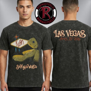Korn Band Sick New World Issues Event April 25 2026 Washed T Shirt
