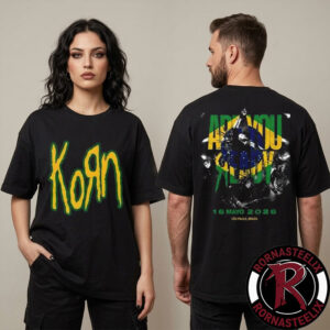 Korn Latin America Tour 2026 Merch Tee 2026 Sao Paulo Brazil May 16 2026 Unisex T-Shirt Two Sided