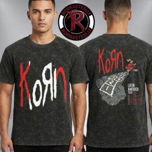 Korn Latin America Tour 2026 Schedule Tour Dates Merchandise Washed T Shirt