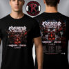 Kreator Krushers Of The USA 2026 Schedule Tour Dates Unisex T-Shirt Two Sided