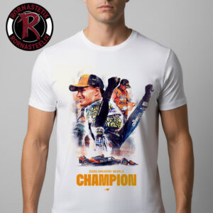 Lando Norris McLaren 2025 Drivers World Champion Unisex T-Shirt