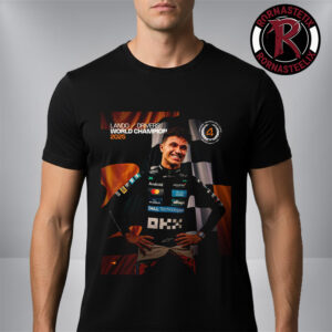 Lando Norris McLaren Team Drivers World Champion 2025 Unisex T-Shirt