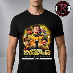 Lando Norris The 2025 Formula 1 World Champion McLaren Unisex T-Shirt