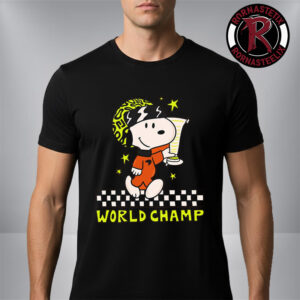 Lando Norris x Snoopy McLaren 2025 Drivers World Championship Unisex T-Shirt
