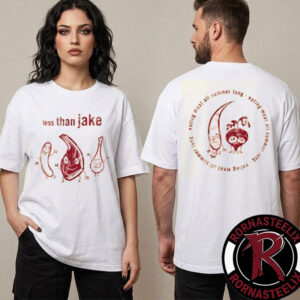 Less Than Jake Evergreen Collection Eat Meat Vintage Unisex T Shirt Two Sided