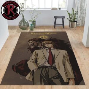 Light And Ryuk Death Note Cover For Fan Anime Rug Carpet