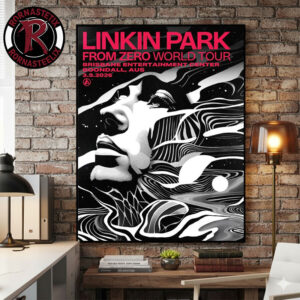 Linkin Park From Zero World Tour 2026 At Brisbane Entertinment Center On March 3 2026 Boondall Australia Poster Canvas Decor