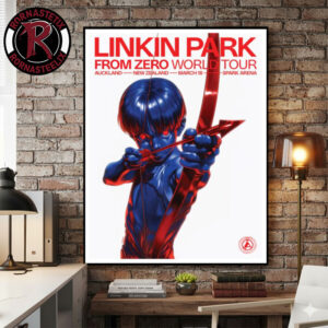 Linkin Park From Zero World Tour 2026 At Spark Arena On March 18 2026 Auckland New Zealand Art By Alex Parnassus Poster Canvas Decor