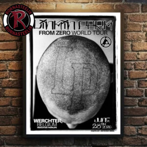 Linkin Park From Zero World Tour 2026 At Werchter Parklife On June 28 2026 Werchter Belgium Poster Canvas Decor