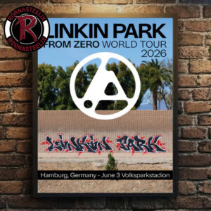 Linkin Park From Zero World Tour 2026 Hamburg Germany Poster At Volksparkstadion On June 3 2026 RISK Poster Canvas Decor