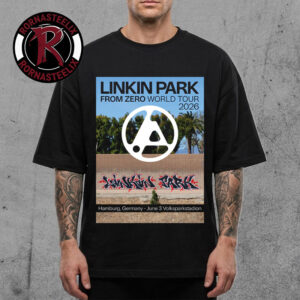 Linkin Park From Zero World Tour 2026 Hamburg Germany Poster At Volksparkstadion On June 3 2026 RISK Unisex T Shirt