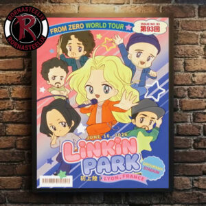 Linkin Park From Zero World Tour 2026 Lyon France Poster At Groupama Stadium On June 16 2026 Pplpleasr Poster Canvas Decor