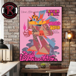 Linkin Park From Zero World Tour 2026 Madrid Spain Night 1 At Auditorio Miguel Rios On June 23 2026 Conrad Florez Poster Canvas Decor