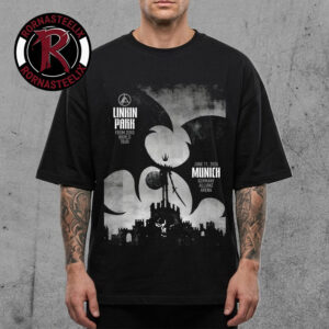 Linkin Park From Zero World Tour 2026 Munich Germany Poster Night 1 At Allianz Arena On June 11 2026 Jeffrey Alan Love Unisex T Shirt