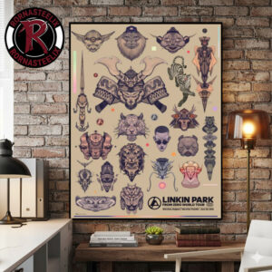 Linkin Park From Zero World Tour 2026 Werchter Belgium Show At Werchter Parklife Festival On June 28 2026 Jose Mertz Poster Canvas Decor