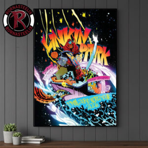 Linkin Park From Zero World Tour 2026 Zurich Switzerland Show At Stadion Letzigrund On June 30 2026 Jim Mahfood Poster Canvas Decor
