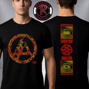 Linkin Park x Deus Ex Machina Collaboration From Zero World Tour 2026 Logo Unisex T-Shirt Two Sided