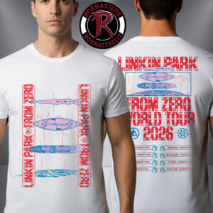 Linkin Park x Deus Ex Machina Collaboration From Zero World Tour 2026 Schedule Dates Unisex T-Shirt Two Sided