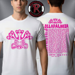 Lollapalooza 2026 Festival Lolla Guide Lineup Show At Grant Park Chicago On July 30 To August 2 2026 Unisex T-Shirt Two Sided