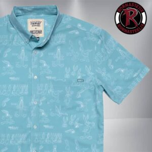 Looney Tunes Bunny Blueprints RSVLTS Men And Women Hawaiian Shirt
