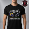 Los Angeles Rams vs Seattle Seahawks 2026 NFC Conference Championship Helmet Tee Match Up Unisex T-Shirt
