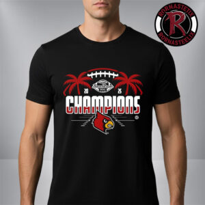 Louisville Cardinals 2025 Boca Raton Bowl Of Beans Champions Unisex T-Shirt
