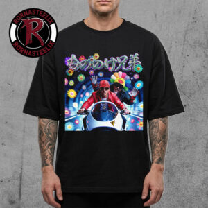 MNNK Bro Takashi Murakami x JP The Wavy Shutoko Tokyo Vinyl Biker Collab Cover 2026 Unisex T Shirt