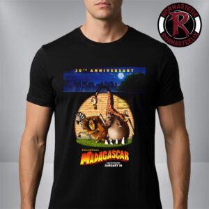 Madagascar 20th Anniversary Movie Back In Theaters January 16 2026 Unisex T-Shirt