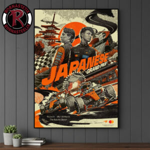 McLaren Mastercard Formula 1 Team At Japanese Grand Prix 2026 The Suzuka Circuit  On March 29 2026 Poster Canvas Decor