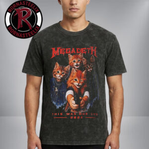 Megadeth Bootleg Report Mexico City May 10-11 2026 This Was Our Life 2026 Washed T-Shirt