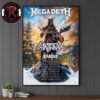 Megadeth 2026 Tour Schedule Artwork By Blake Armstrong Poster Canvas Decor Megadeth 2026 Tour Schedule Artwork By Blake Armstrong Poster Canvas Decor