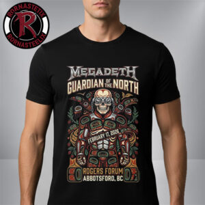 Megadeth Guardian Of The North Event Tee At Rogers Forum Abbotsford BC On February 17 2026 Unisex T-Shirt