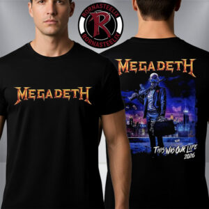 Megadeth This Was Our Life 2026 Schedule Tour Dates Limited Merchandise Unisex T Shirt Two Sided