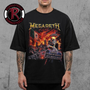 Megadeth This Was Our Life 2026 Tour On May 10 11 2026 At Arena CDMX Exclusive Merchandise Unisex T Shirt