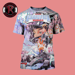 Mercedes AMG Petronas F1 Team At Japanese Grand Prix Suzaku Round 3 On March 29 2026 All Over Print Shirt