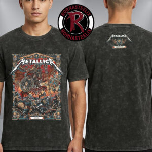 Metallica M72 Athens Event Tee At Olympic Stadium Greece On May 9 2026 The Warrior Olympus God Art By Juan Ma Orozco M72 European Tour 2026 Washed T-Shirt