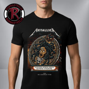Metallica M72 Athens Fan Card Pop Up Shop At Olympic Stadium Greece On May 9 2026 M72 European Tour Medusa Art Unisex T Shirt