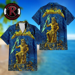 Metallica M72 Athens Greece Venue Poster At Olympic Stadium On May 9 2026 Poseidon God Art By Revolver M72 World Tour 2026 Regular Hawaiian Shirt