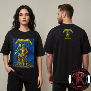 Metallica M72 Athens Greece Venue Tee At Olympic Stadium On May 9 2026 M72 World Tour 2026 Zeus King Of The Gods Art Unisex T Shirt Two Sided