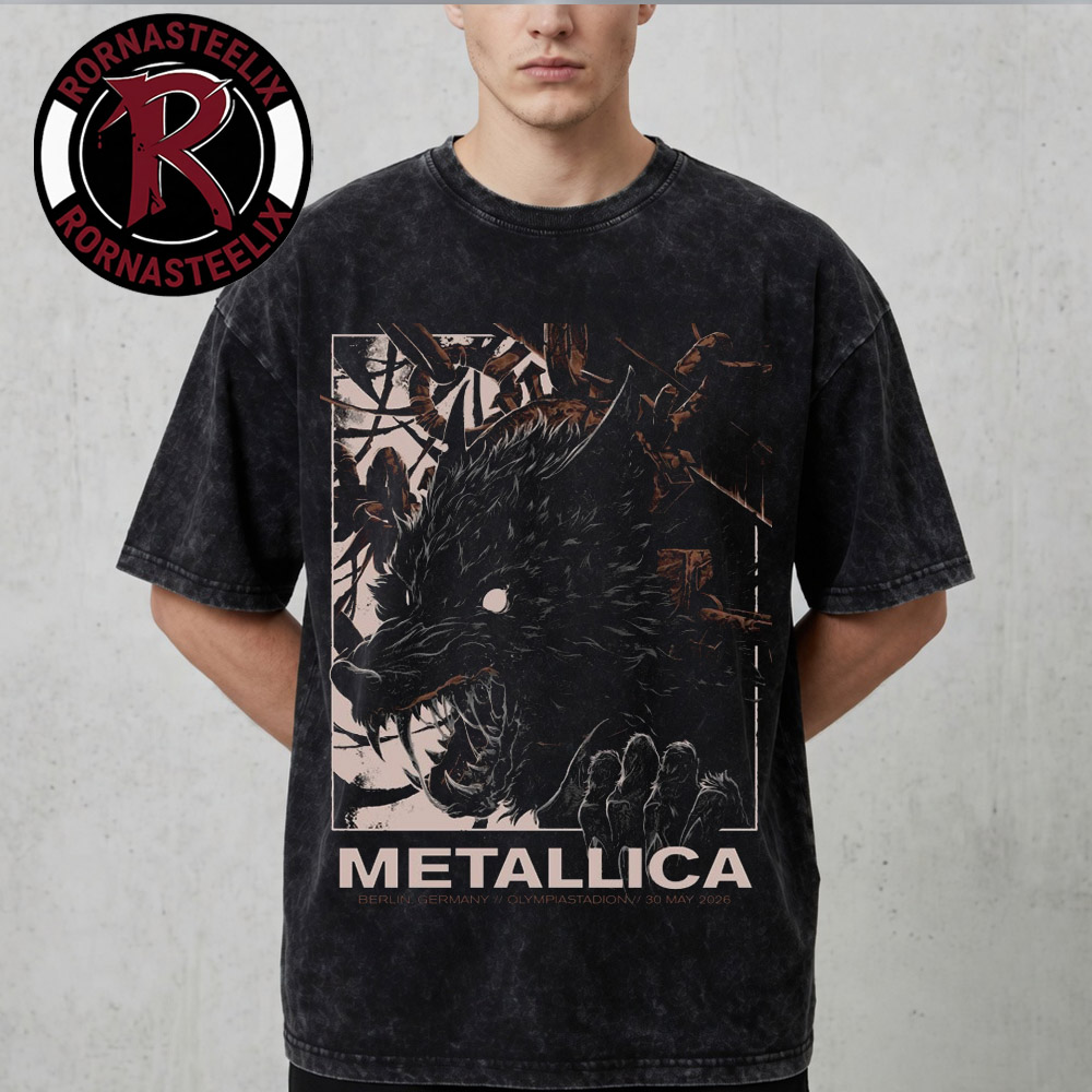 Metallica M72 Berlin Germany Pop Up Shop At Olympiastadion Munich On May 30 2026 Washed T Shirt Metallica M72 Berlin Germany Pop Up Shop At Olympiastadion Munich On May 30 2026 Washed T Shirt