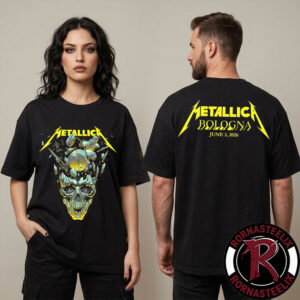 Metallica M72 Bologna At Stadio Renato Dall’Ara On June 3 2026 Italy M72 World Tour 2026 Unisex T Shirt Two Sided